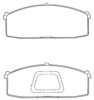 SUZUK 41060D1486 Brake Pad Set, disc brake